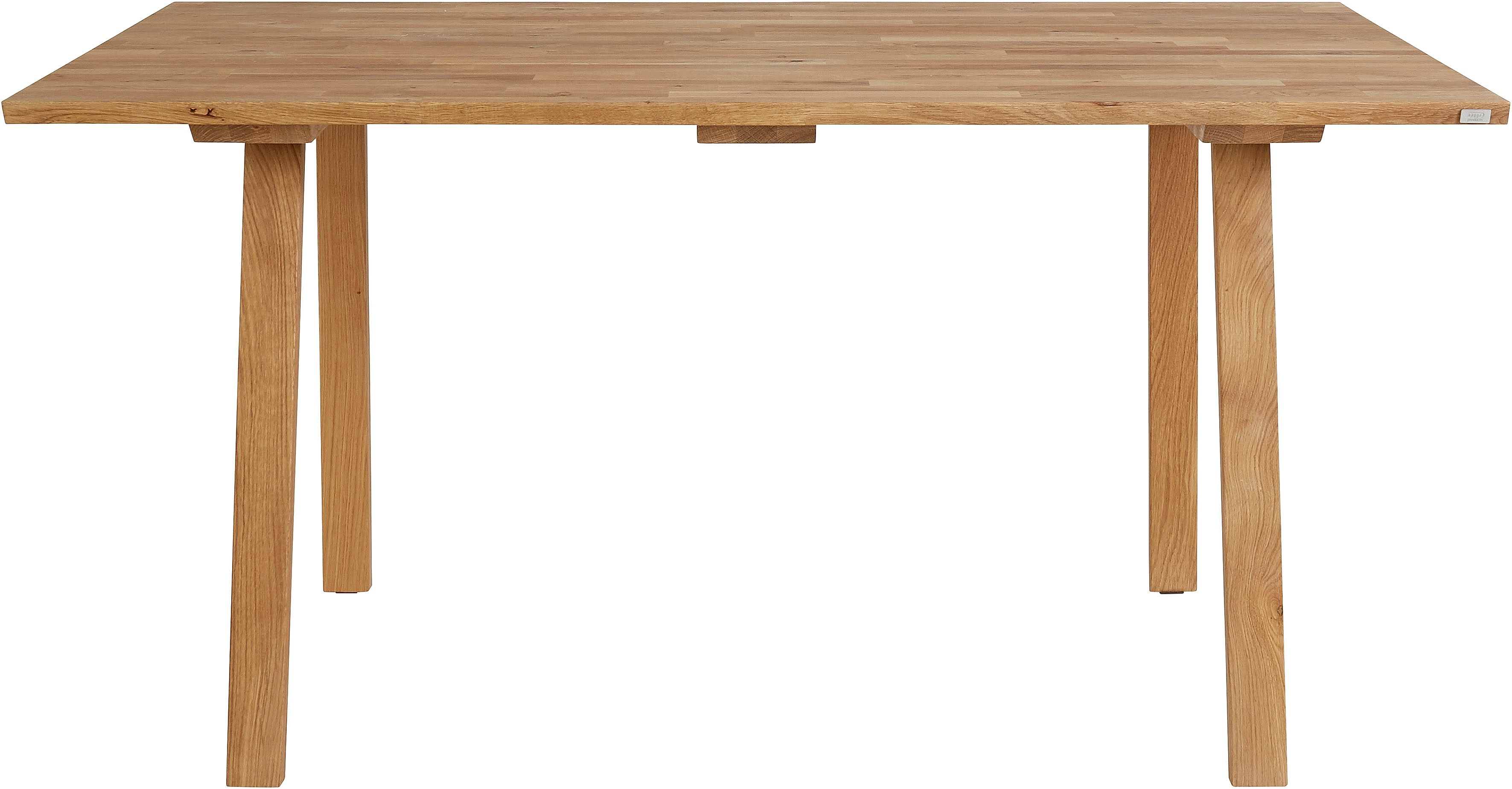 Esstisch OTTO PRODUCTS "Alessja", braun (eiche geölt, eiche geölt, eiche geölt), B:150cm H:75cm T:90cm, Tische, Rechteckiger Esstisch Esstisch Holz-Esstische, Breite 130 oder 150 cm, Eiche Massivholz mit veganem Bio-Öl behandelt