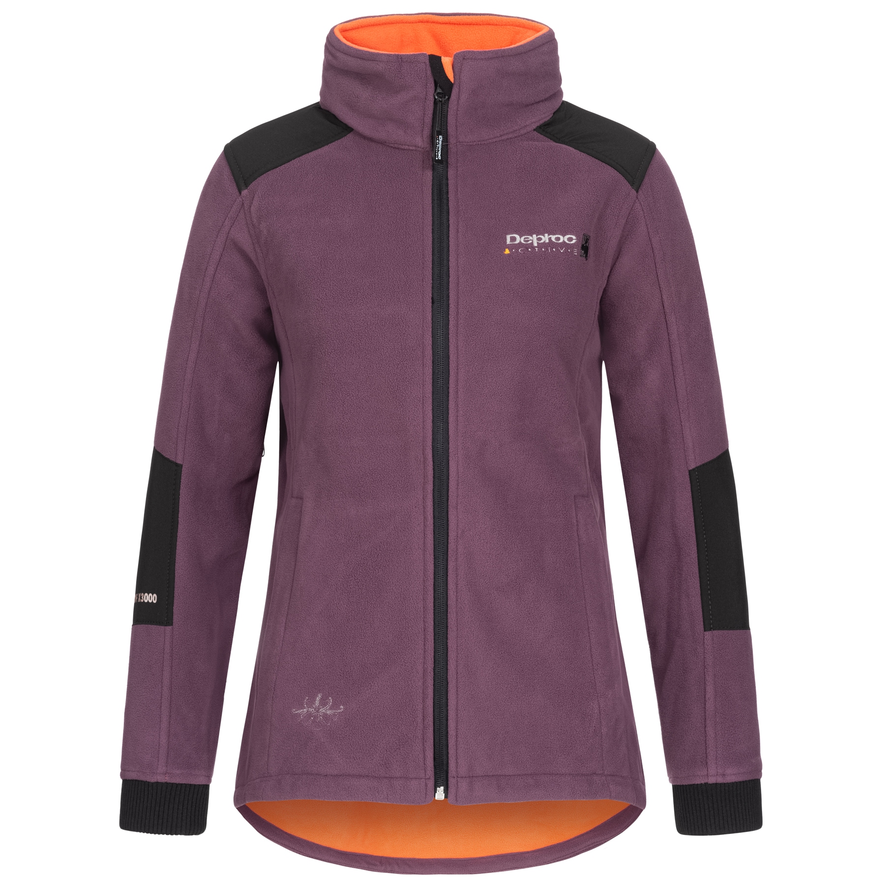 Outdoorjacke DEPROC ACTIVE "CANADA Women", Damen, Gr. 40 (M), lila, 96% Polyester; 4% Elastan, mit Daumenlöchern,mit Schneefang,mit verstellbarem Klettverschluss, Jacken Outdoorbekleidung Outdoorjacke Übergangsjacke, auch in Großen Größen erhältlich