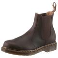 Chelseaboots DR. MARTENS "2976 CRAZY HORSE", Herren, Gr. 43, braun (dunkelbraun), Leder, casual, Schuhe, Boots, Stiefel mit praktischer Anziehlasche