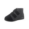 Klettschuh, Gr. 45, schwarz, Veloursleder, Schuhe Boots Klettstiefel Verbandsschuh