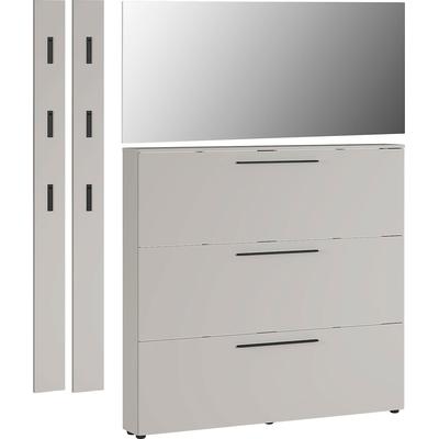 Garderoben-Set GERMANIA "GW-Utah", silber (kaschmir), Kastenmöbel-Sets Image