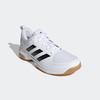 Handballschuh ADIDAS PERFORMANCE "LIGRA 7 INDOOR", Gr. 41, schwarz-weiß (cloud weiß, core schwarz, cloud weiß), Synthetik, Textil, sportlich, Schuhe