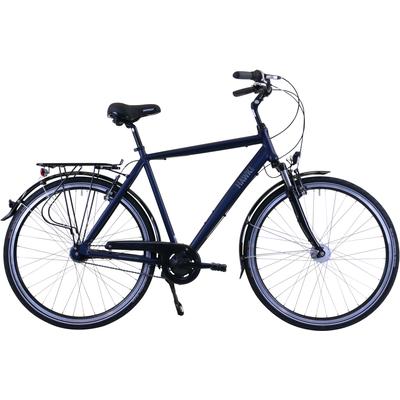 Cityrad HAWK BIKES "Gent Deluxe" Fahrräder Gr. 57 cm, 28 Zoll (71,12 cm), blau Fahrräder