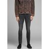 Slim-fit-Jeans JACK & JONES "JJIGLENN JJORIGINAL CB 774 NOOS", Herren, Gr. 36, Länge 34, grau (grau denim), Denim/Jeans, Obermaterial: 70% Baumwolle, 28% Polyester, 2% Elasthan, Abriebeffekte, modisch, slim fit knöchellang, Jeans