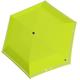 Taschenregenschirm KNIRPS "Rookie manual, lime reflective" grün (lime reflective) Regenschirme Reflektoren