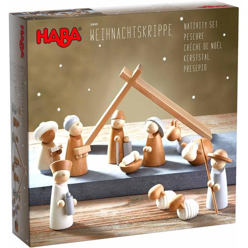 Spielfigur HABA ""Weihnachtskrippe"" Spielfiguren braun (holzfarben) Kinder ; Made in Germany