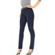 Slim-fit-Jeans ASCARI Gr. 20, Kurzgrößen, blau (dark blue) Damen Jeans Röhrenjeans