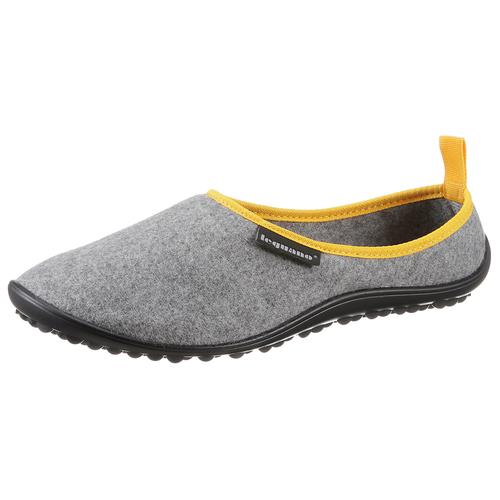 "Barfußschuh LEGUANO ""ACASA"" Gr. 44, grau (grau, gelb) Damen Schuhe Barfußschuhe für das Barfuß-Erlebnis volle Bewegungsfreiheit"