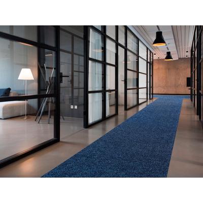 Läufer "Schmutzfangläufer PICOLLO, Made in Belgium", blau, B:200cm H:8mm L:200cm, Polypropylen (PP), PRIMAFLOR-IDEEN IN TEXTIL, Teppiche, Schmutzfangläufer, Schmutzfangmatte, meliert, strapazierfähig, rutschhemmend Image