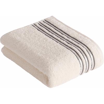 Badetuch VOSSEN "Cult de Luxe", weiß, B:67cm L:140cm, Walkfrottee, Walkfrottee, Handtücher (Packung), mit Glanzbordüre Image