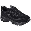 Sneaker SKECHERS "D´Lites - Biggest Fan", Damen, Gr. 37, grau (anthrazit), Leder, Textil, Synthetik, sportlich, Schuhe, Freizeitschuh, Halbschuh, Schnürschuh im trendigen Chunky-Style