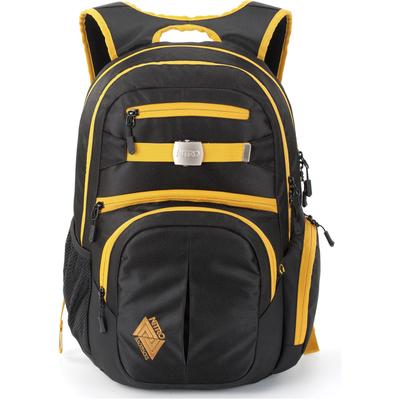 Schulrucksack NITRO "Hero" Gr. B/H/T: 38 cm x 52 cm x 23 cm, schwarz (golden black) Kinder Rucksäcke Alltagsrucksack, Großer Freizeitrucksack, Schule, Arbeit und Reise