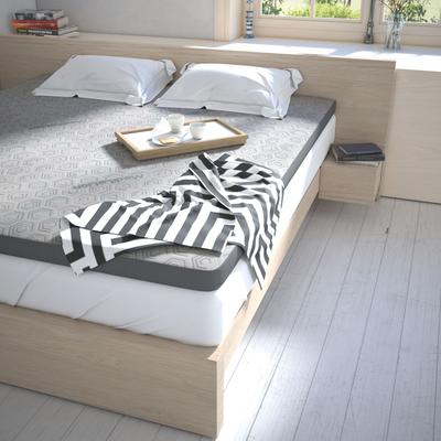 Topper JEKATEX "MULTIFLEX 3-Zonen Komfort", weiß, B:90cm H:8cm L:200cm, Komfortschaum, Topper, für Aufwertung deiner Matratze Image