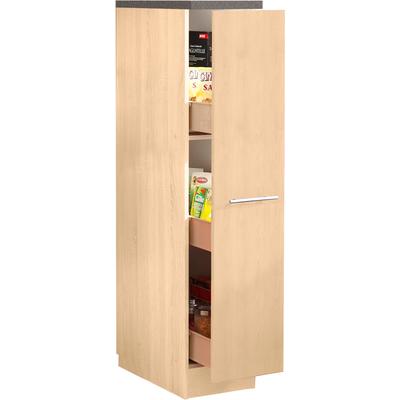 Apothekerschrank KOCHSTATION "KS-Toledo", braun (buchefarben), B:30cm H:144cm T:60cm, Schränke Image