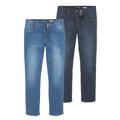 Stretch-Jeans ARIZONA "Willis" Gr. 27, U-Gr, blau (blue used und blue black used) Herren Jeans Stretch