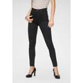 Skinny-fit-Jeans LEVI'S "Mile High Super Skinny" Gr. 29, Länge 30, schwarz (black) Damen Jeans Röhrenjeans
