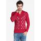 V-Ausschnitt-Pullover CIPO & BAXX Gr. S, rot Herren Pullover V-Ausschnitt-Pullover