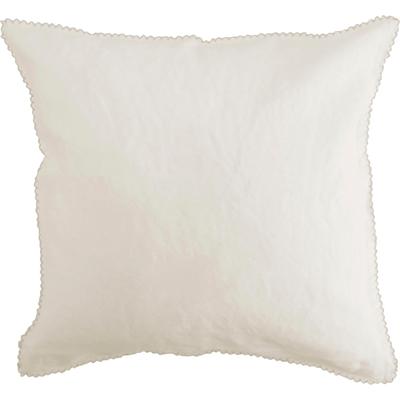Kissenbezug FLEURESSE "Provence", beige (creme), B:40cm L:40cm, Leinen, Obermaterial: 50% Baumwolle, 50% Leinen, Kissenbezüge, Leinen, Premium Qualität, kühlende Stoff Image