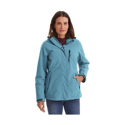 Outdoorjacke KILLTEC "KOW 140 WMN JCKT", Damen, Gr. 54, blau, Oberstoff: 100% Polyester, Futter: 100% Polyester, Wattierung: 100% Polyester, sportlich, Jacken, Wasserdichte Damenjacke, atmungsaktiv, abnehmbare Kapuze Image