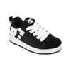 Sneaker DC SHOES "Court Graffik", Kinder, Gr. 3(34), schwarz-weiß (schwarz, weiß), Obermaterial: Leder / Futter: Textil / Außensohle: Gummi, Schuhe