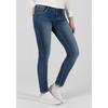 5-Pocket-Jeans TIMEZONE "Tight AleenaTZ", Damen, Gr. 24, US-Größen, blau, 83% Baumwolle 15% Polyester 2% Elastan, lang, Jeans 5-Pocket-Jeans