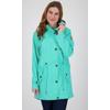 Regenjacke DEPROC ACTIVE "Friesennerz ankerglutliebe WOMEN", Damen, Gr. 36/38 (M), blau, Obermaterial: 100% Polyurethan; Futter: 100% Polyester, casual, figurumspielend, Langarm gerader Abschluss mit Druckknopf, Jacken, auch in Großen Größen erhältlich