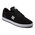 Sneaker DC SHOES "Crisis 2" Gr. 6,5(38,5), schwarz-weiß (schwarz, weiß) Schuhe Skaterschuh Sneaker low Schnürhalbschuhe