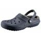 Hausschuh CROCS "Classic Lined Clog" Gr. 41, blau (navy, grau) Herren Schuhe