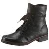 Schnürstiefelette GABOR, Damen, Gr. 38, schwarz, Kalbsleder, klassisch, Schuhe, Blockabsatz, Schnürboots, Businessschuh mit Best Fitting Ausstattung