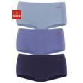 Panty S.OLIVER Gr. 40/42 (L), 3 St., blau (blaufarben) Damen Unterhosen Spar-Sets