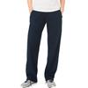 Jerseyhose TRIGEMA "TRIGEMA Fleece Freizeithose", Damen, Gr. L, US-Größen, blau (navy), 100% Polyester, casual, Hosen