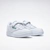 Sneaker REEBOK CLASSIC "CLUB C SHOES", Gr. 33, weiß (weiß, glegrn, vecblu), Leder, Synthetik, sportlich, Schuhe