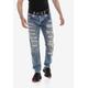 Bequeme Jeans CIPO & BAXX Gr. 28, Länge 32, blau Herren Jeans