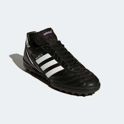 Fußballschuh ADIDAS PERFORMANCE "KAISER 5 TEAM" Gr. 48, schwarz-weiß (black / cloud white none) Schuhe