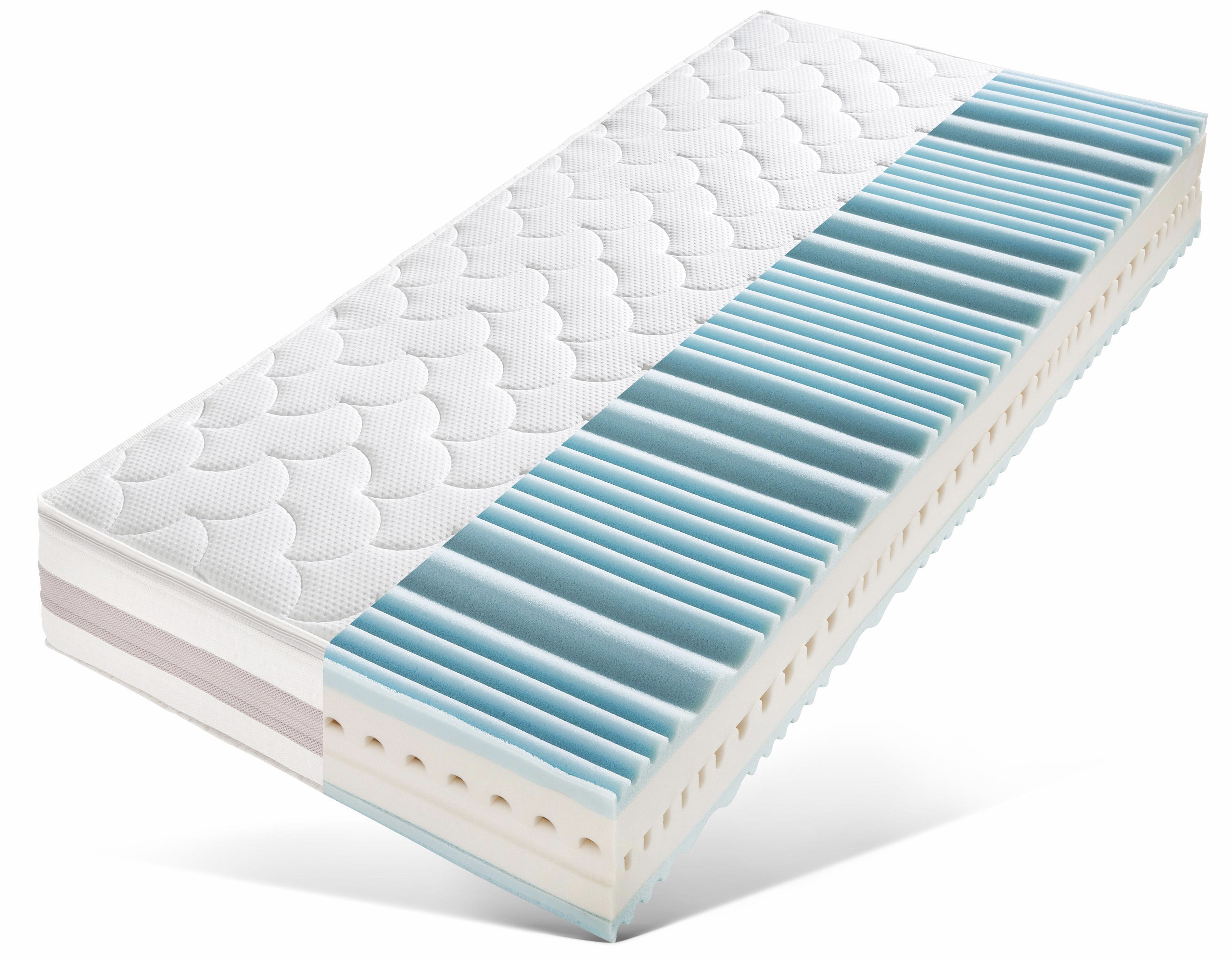 Gelschaummatratze HN8 SCHLAFSYSTEME "Dynamic Gel CS" Gr. 3, weiß, B:90cm H:26cm L:190cm, Bezug: 100% Polyester, Matratzen, optimale Körperunterstützung dank Gelschaum & ideale Luftzirkulation Image