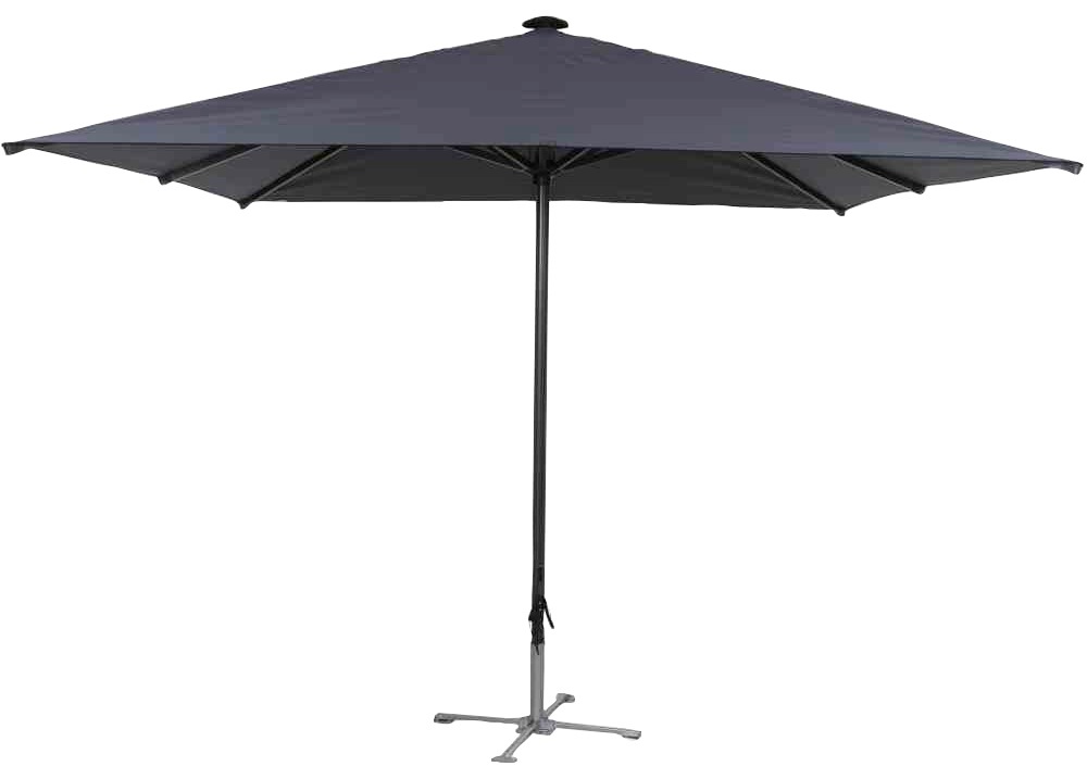 „Marktschirm SIENA GARDEN „“Gastro Mittelstockschirm““ Standschirme schwarz Sonnenschirme“