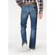 Bootcut-Jeans WRANGLER "Jacksville" Gr. 42, Länge 34, blau (high, blue) Herren Jeans Bootcut