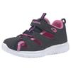 Sneaker KANGAROOS "KI-Rock Lite EV", Gr. 21, bunt (dk, navy, daisy, pink), Synthetik, Textil, sportlich, Schuhe, mit Klettverschluss