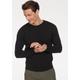 Rundhalspullover TOM TAILOR Gr. XXL, schwarz Herren Pullover Rundhalspullover