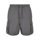 Stoffhose URBAN CLASSICS "Herren Short Cargo Shorts" Gr. XL, US-Größen, schwarz (darkshadow) Herren Hosen Stoffhosen