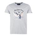 T-Shirt TOP GUN "TG20213024" Gr. 56 (XXL), grau (grey melange) Herren Shirts T-Shirts
