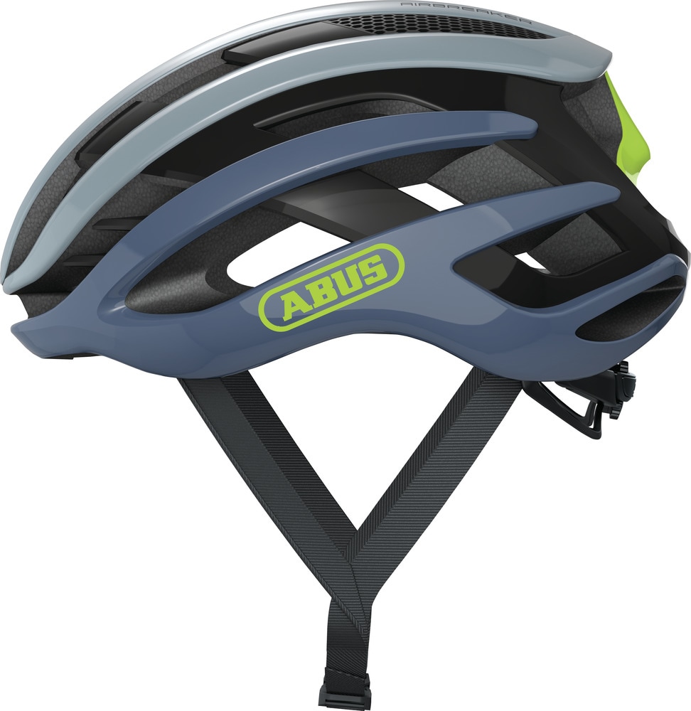 Fahrradhelm ABUS "AIRBREAKER" Gr. S, blau (light grau), Helme, S Kopfumfang: 51cm - 55cm Image