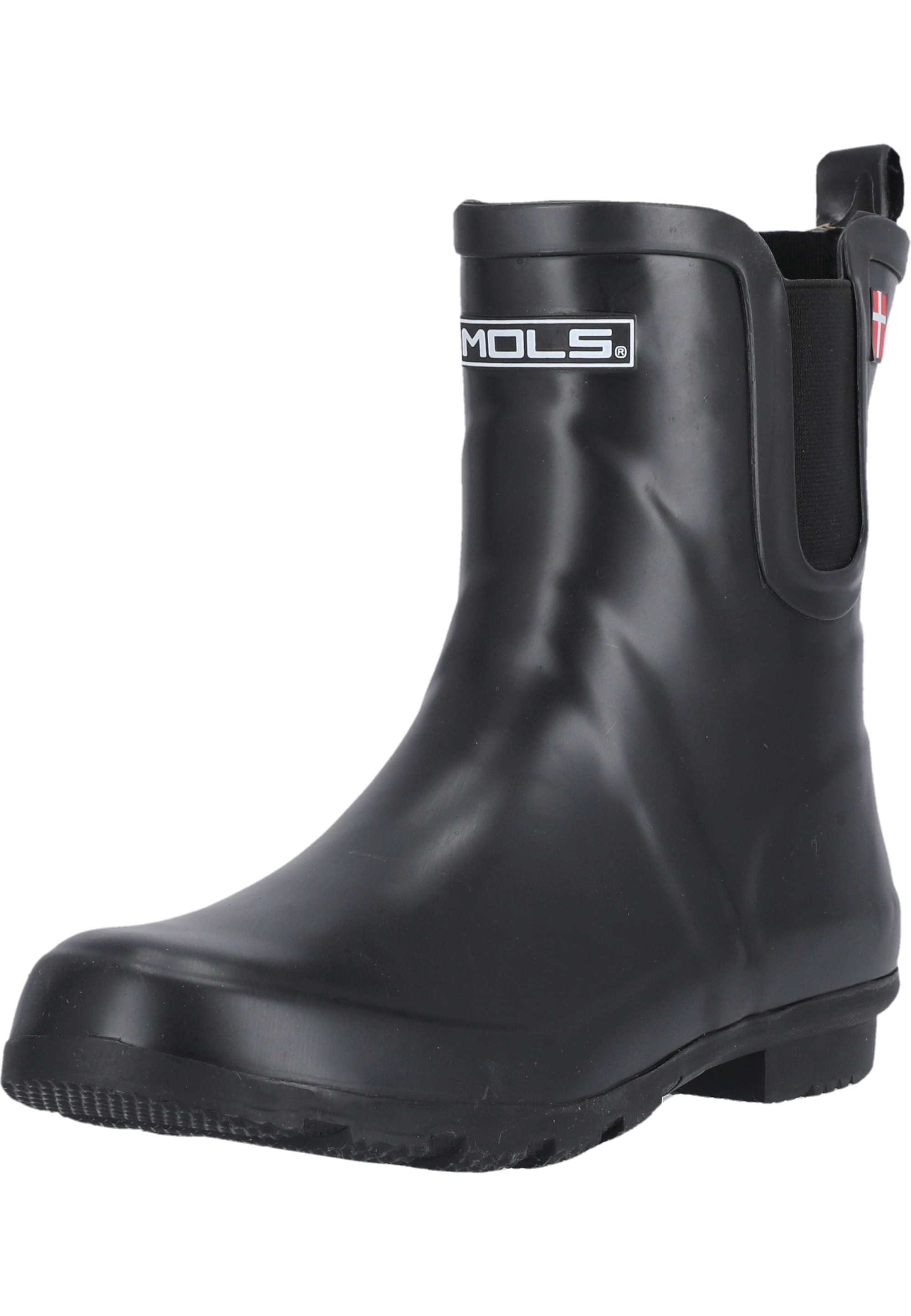 Gummistiefel MOLS "Silverwater", Damen, Gr. 42, schwarz, Gummi, Schuhe Gummistiefel, aus Naturkautschuk