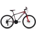 Mountainbike KS CYCLING "Xtinct" Fahrräder Gr. 42 cm, 26 Zoll (66,04 cm), schwarz (schwarz, rot) Hardtail