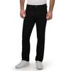 Bequeme Jeans BRÜHL "Genua III 1", Herren, Gr. 23, EURO-Größen, schwarz, 67% Polyester, 29% Viskose, 4% Elasthan, unifarben, casual, lang, Jeans 5-Pocket-Jeans Straight-fit-Jeans Stretchjeans, in Woll-Optik