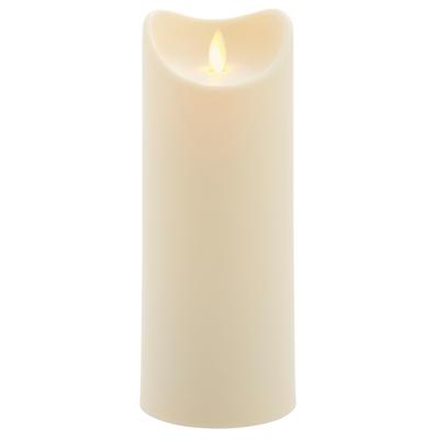 IC HOME LED Dekolicht "LED-Kerze für aussen, Weihnachtsdeko", beige (cremefarben), Ø 8,9cm H: 22,8cm, Lampen, mit beweglicher Flamme, Ø ca. 8,9 cm, LED-Outdoor Kerze Image