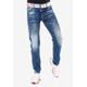 Slim-fit-Jeans CIPO & BAXX Gr. 30, Länge 32, blau Herren Jeans 5-Pocket-Jeans