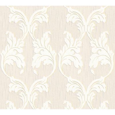 Textiltapete ARCHITECTS PAPER "Tessuto", beige (beige creme gold), B:0,53m L:10,05m, Viskose, Vlies, Tapeten, Tapete Barock Tapeten Wohnzimmer Schlafzimmer Küche modern Flur Design Image