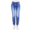 Bequeme Jeans LE TEMPS DES CERISES, Damen, Gr. 28, Länge 34, blau, 89% Baumwolle, 11% Elasthan, casual, Jeans, mit lässiger Waschung