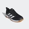 Handballschuh ADIDAS PERFORMANCE "LIGRA 7 INDOOR" Gr. 40, schwarz-weiß (core black, cloud white, core black) Schuhe Sportschuhe